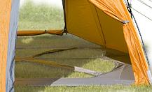Fly webbing for 4 season tent